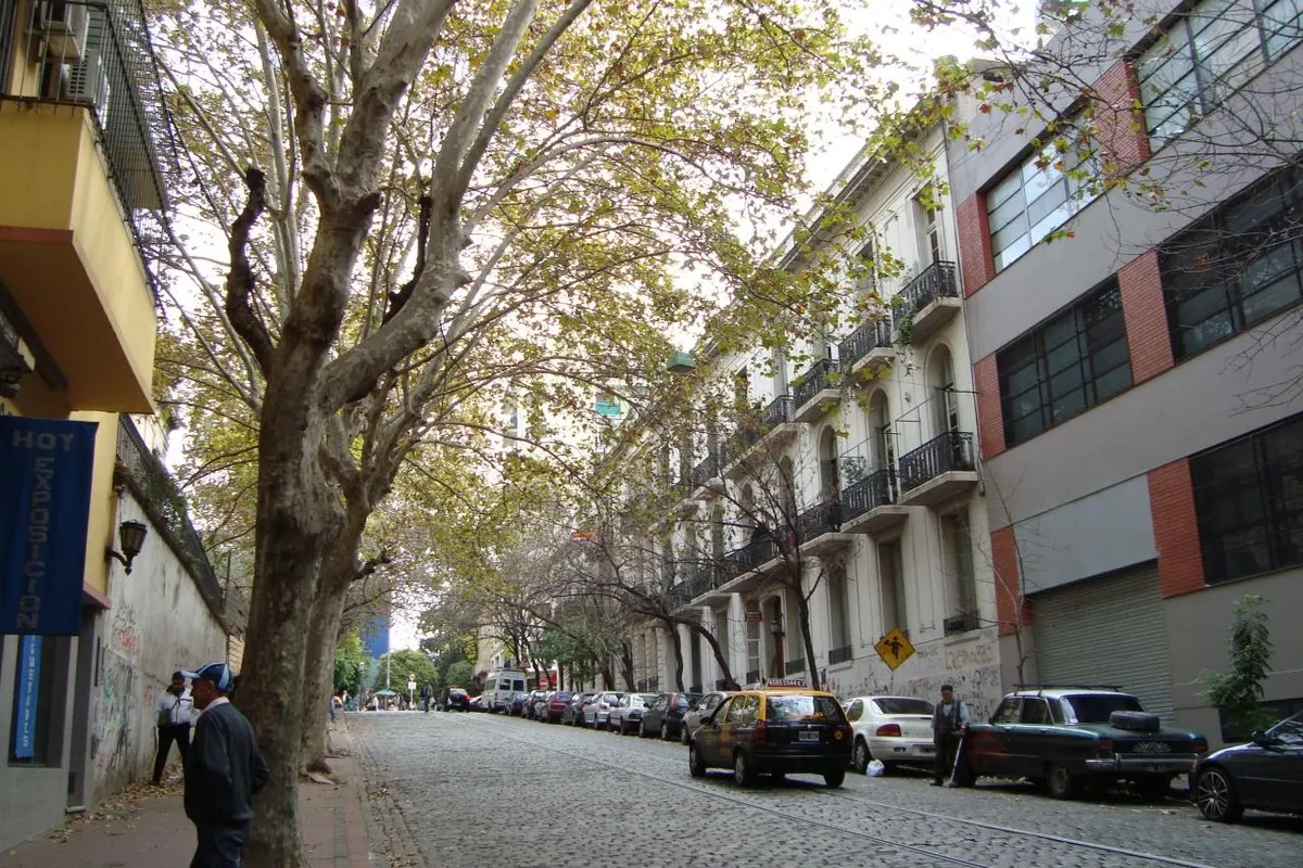 A street in San Telmo, Buenos Aires
