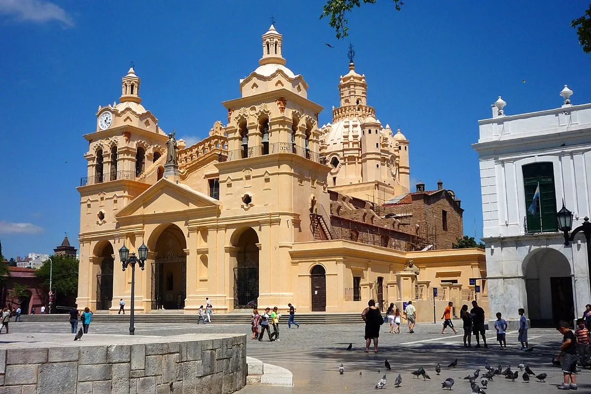 The cathedral in the centre of Córdoba, Argentina